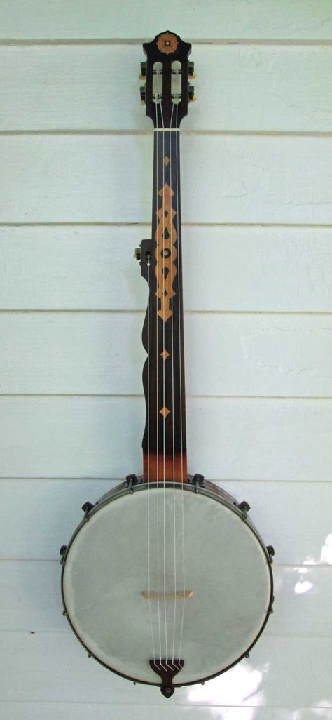 Base Instrument Aesthetic, Banjo Bard Dnd, Banjo Aesthetic, Medieval Instruments Aesthetic, Danny Ketch, Folk Guitar, Bugle Musical Instrument, Banjo Building, Mystery Party Game