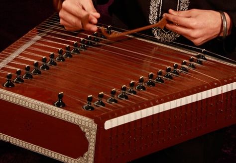 Santoor - Indian musical instrument for the Nabhi Chakra Santoor Music Aesthetic, Dulcimer Instrument, Indian Musical Instruments, Small Kitchen Gadgets, Learn Korean Alphabet, Hammered Dulcimer, Indian Classical Music, Silicone Food Covers, South Asian Art