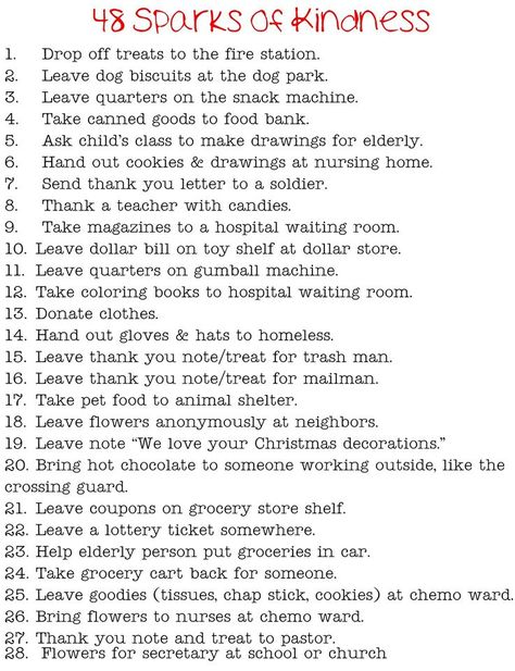 Ways To Serve Others Acts Of Kindness, Christmas Giving Ideas Acts Of Kindness, Kind Things To Do For Others, Random Acts Of Kindness Ideas For Kids, Kindness Tips, Random Acts Of Kindness Ideas, Community Service Ideas, Kindness Ideas, 30 Day Art Challenge