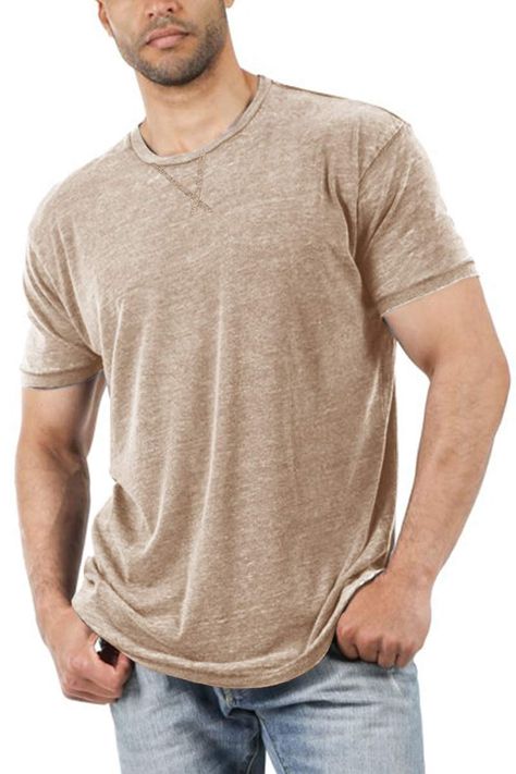 Solid Color Tshirt, Lounge Shirt, Summer Tees, Sports Shirt, Simple Tees, Mens Tee Shirts, Men Tops, Pocket Shirt, Henley Shirts