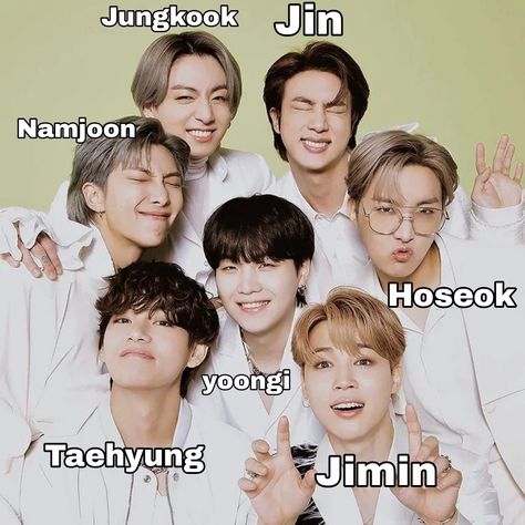 Bts Members Names, Korean Vibes, Bts Diy, Bts Singles, Hoseok Yoongi, Bts Name, Korean Pop Group, Korean Drama List, Bts Group Photos