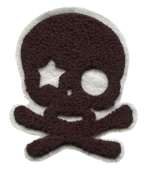 ***Always Fantastic Quality***  smART-patches.com is the patch specialist! You are looking at a VERY unique chenille skull patch. It is 10cm x 8cm. (4 inches x 3.2 inches) Its a good size patch and would look great on your jacket, parka, backpack, messenger bag, etc. Im an American working in Vietnam, these patches are of the finest quality. Thanks for looking, please feel free to email me with any questions. I use only the finest threads and fabrics to create each patch. If you wish to purch... Scene Patches, Handmade Patches, Skull Patch, Band Patches, Diy Pants, Skull Pin, Backpack Patches, Star Eyes, Cute Patches