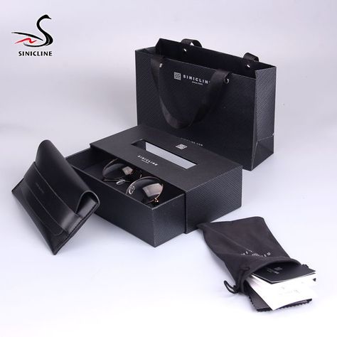 Sinicline Luxury Eyewear Packaging Set BX202_Branding Packaging for Fashion Industry-Sinicline Sunglasses Box Packaging, Sunglasses Packaging Ideas, Sunglasses Packaging Design, Glasses Packaging, Eyewear Branding, Eyewear Packaging, Eyewear Shop Design, Eyewear Store Design, Sunglasses Packaging