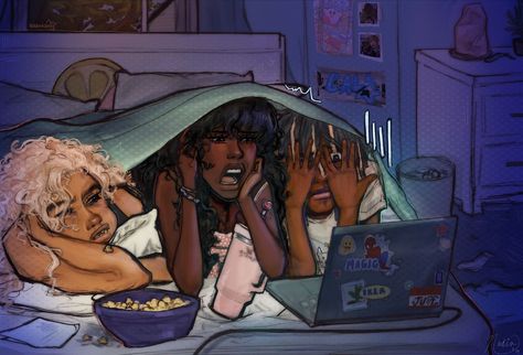 nadia ✰ | Movie night 🍿🎬 you’ll never guess what movie their watching 🤓 #art #digitalart #nadivocs #drawing #procreate #movienight #aesthetic… | Instagram Person Watching Tv Drawing, Watching Tv Drawing Reference, Watching Cartoons Aesthetic, Movie Watching Aesthetic, Watching Movies Aesthetic, Movie Night Aesthetic, Fangirl Aesthetic, Girls Night Movies, Marauders Fan Art