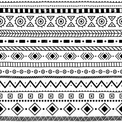 Warli Motifs, Indian Patterns Simple, Indian Designs Pattern Art Easy, Native American Doodles, Simple Patterns To Draw, Ethnic Motifs Design, Native Geometric Patterns, Worli Painting, Ethnic Pattern Design