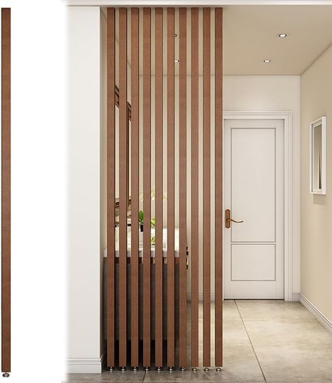 Floor to Ceiling Room Divider - Solid Wood Screen Partition Post, Modern Luxury Living Room Column Bedroom Wall Vertical Bar Room Dividers, Easy to install ( Color : Wood 1Pc , Size : 75cm/29.5in/2.46 : Amazon.co.uk: Home & Kitchen