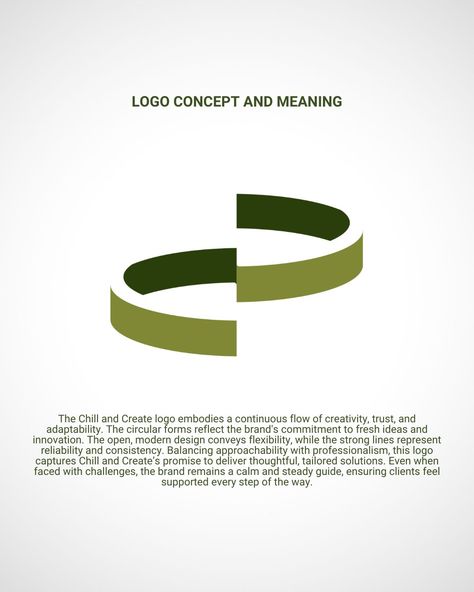 It all started with a simple idea: to create a space where creativity feels natural, innovation isn’t overwhelming, and every project—big or small—stays true to its purpose. The circular design of the Chill and Create logo isn’t just a shape, it represents a journey of constant growth and fresh ideas that drive the brand forward. The bold lines stand for something more—trust, reliability, and the assurance that even as things evolve, the core values stay steady. This logo is a reminder th... Recreation Logo Design, Growth Logo Design Ideas, Wheel Graphic Design, Growth Logo Design, Growth Logo, Journey Logo, Circular Logo Design, Concentric Circles Logo, Logo Circular