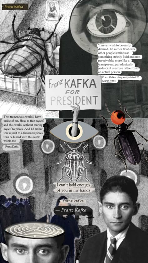 Kafka Wallpaper, Dark Academia Collage, Green Leaf Wallpaper, Book Cover Page, Literature Humor, Franz Kafka, Graphic Wallpaper, The Secret History, Book Memes