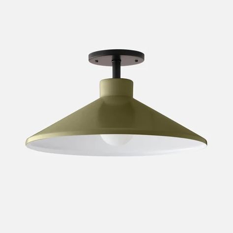 Period & Modern Lighting Fixtures & Lamps - Schoolhouse Ceiling Flush Mount Light, Hallway To Bedrooms, Ceiling Mounted Lights, Ceiling Flush Mount, Lighting Plan, All Of The Lights, Flush Mount Light, Modern Light Fixtures, Mount Light