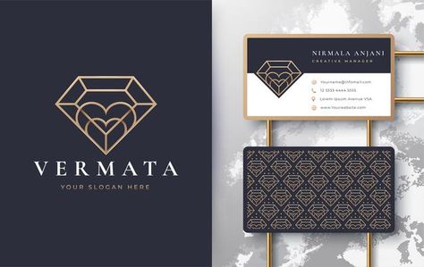 Diamond Logo Design, Gem Logo, Fancy Logo, Peacock Logo, Jewelry Logo Design, Diamond Vector, Stylist Business Cards, Diamond Logo, Luxury Logo Design