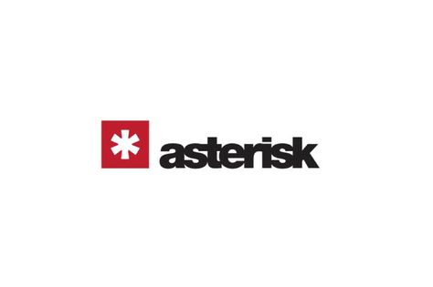 Asterisk-logo-designed-by-Graham-Smith Asterisk Design, Asterisk Logo Design, Asterisk Symbol, Asterisk Logo, Modernist Logo, Modernist Logo Design, Language Logo, Futuristic Logotype, Portfolio Logo