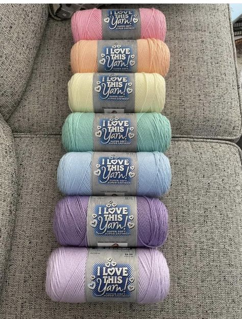 Yarn Palette Colour Combinations, Three Colors That Go Together, Solid Color Crochet Projects, Things To Crochet With Multicolor Yarn, Crochet Colour Palettes, I Love This Yarn Color Combinations, Crochet Color Combos, Color Combinations Crochet, Handmade Design Ideas