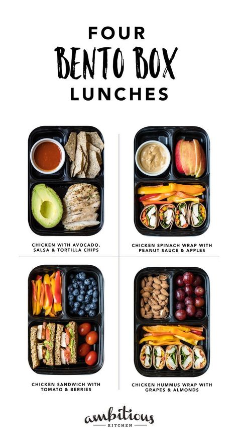 These four easy, protein-packed bento boxes are perfect for a quick lunch or post workout snack on-the-go. Made with wholesome ingredients like Just BARE Chicken, fresh fruits, veggies and grains! PLUS a bonus post-workout dinner for your busy week. Just Bare Chicken, Bento Box Lunches, Post Workout Snack, Pasti Fit, Menu Sarapan Sehat, Chicken Fresh, Box Lunches, Easy Protein, Healthy Protein Snacks