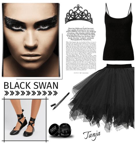 Black Swan Outfit | ShopLook Black Swan Kostüm, Black Swan Outfit, Swan Outfit, Party Animal Costume, Adult Mickey Mouse Costume, Frozen Costume Adult, Black Swan Costume, Poison Ivy Costumes, Tinker Bell Costume