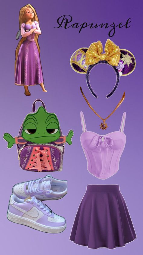 #Rapunzel #Disney #Inspo Rapunzel Halloween Costume, Rapunzel Outfit, Rapunzel Disney, Themed Outfits, Disney Outfits, Rapunzel, Disney Parks, Halloween Costumes, Cute Outfits