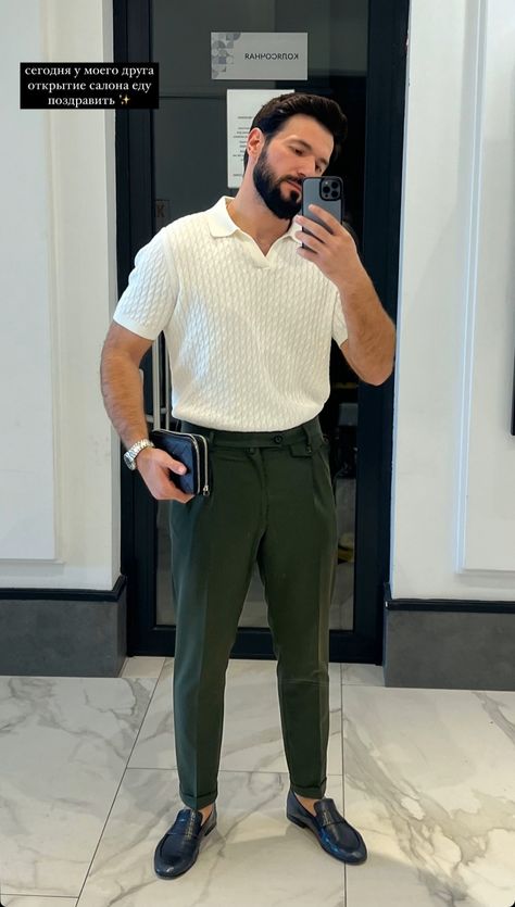 Men Smart Casual Outfit Classy, Polo Shirt Outfit Men Street Styles, Men Loafers Outfit, Men Aesthetic Outfits, Business Casual Attire For Men, Loafers Men Outfit, Mens Smart Casual Outfits, Polo Outfit, Black Men Fashion Casual