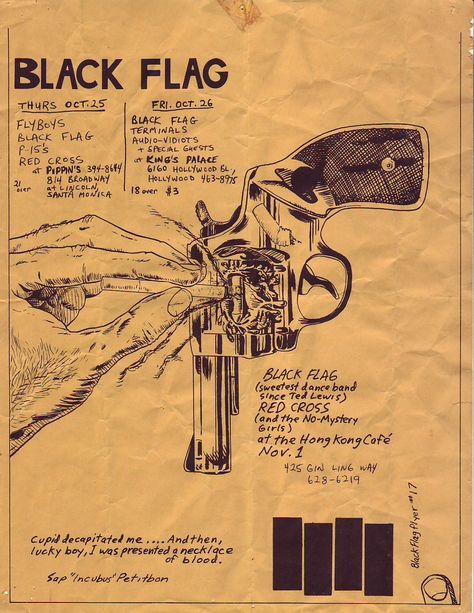 Raymond Pettibon, 80s Punk, Punk Poster, Concert Flyer, Arte Punk, Punk Design, Punk Art, Hardcore Punk, Anne With An E