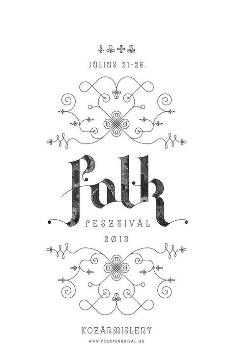 Logo Folk - festival Graphic Design Collection, Folk Festival, Beautiful Typography, Types Of Lettering, Typography Letters, Typography Inspiration, Typography Prints, Typography Logo, Design Graphique