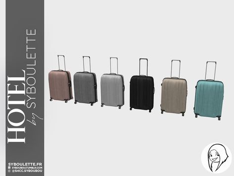 Sims Resource Clutter, Sims 4 Functional Suitcase, Sims 4 Cc Hotel Stuff, The Sims Resource Sims 4 Objects, Sims 4 Cc Clothes Decor, Sims 4 Suitcase Cc, Sims 4 Suitcase, Sims 4 Travel Cc, Modern Cc Sims 4