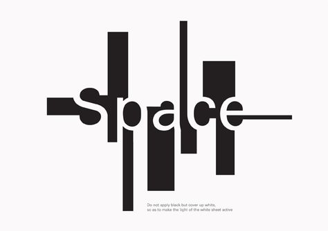 Balance In Graphic Design, Negative Space Letters, Space Letters, Letters Typography, Negative And Positive Space, Negative Space Art, Alfabet Font, Tears Design, Space Font