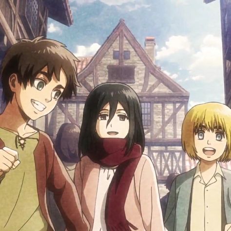 Attack On Titan Group Photo, Armin And Mikasa, Eren Mikasa And Armin, Eren Armin Mikasa, Mikasa And Eren, Mikasa And Armin, Armin Mikasa, Eren Mikasa Armin, Mikasa Anime