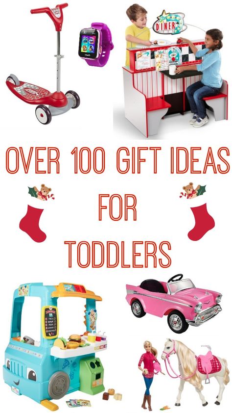 Toddler Gift Guide: Over 100 Gifts for Kids Ages 1 to 4 - Logan Can Big Christmas Gifts For Kids, Christmas Gifts For Toddlers, Gift Ideas For Toddlers, Toddler Gift Guide, Practical Christmas Gift, Best Toddler Gifts, Gifts For Toddlers, Best Toddler Toys, Henry Thomas