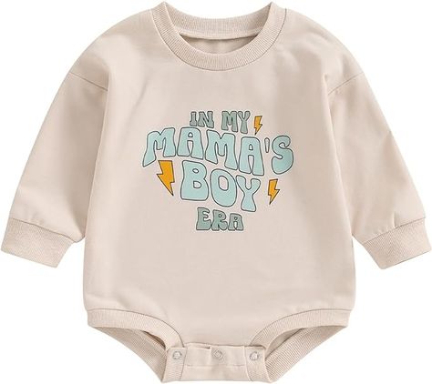 Amazon.com: Mamas Boy Bodysuit Baby Romper Newborn Baby Boy Clothes Oversize Sweatshirt Onesie Infant Girl Spring Fall Clothes: Clothing, Shoes & Jewelry Baby Sayings, Newborn Baby Boy Clothes, Kids Graphics, Oversize Sweatshirt, Newborn Boy Clothes, Baby Boy Clothes Newborn, Newborn Baby Boy, Infant Girl, Baby Boy Onesies