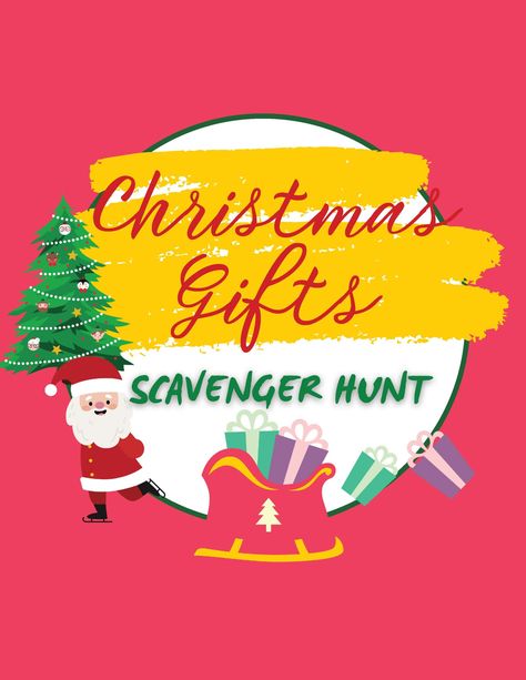 If you're looking for a fun and exciting way to spice up your Christmas gift-giving tradition, then a Christmas scavenger hunt might be just what you need. This activity involves hiding gifts around the house, and then giving out clues to help your family members find them. It's a great way to get everyone involved in the holiday spirit and to make gift-giving more of a game. Scavenger Hunt Christmas Gift, Scavenger Hunt To Find Christmas Gift, Christmas Gift Scavenger Hunt, Gift Scavenger Hunt, Scavenger Hunt Gift, Christmas Scavenger Hunt For Kids, Holiday Scavenger Hunt, Christmas Gift Hunt, Christmas Scavenger Hunt