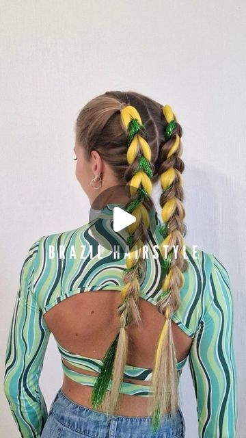 Brazil Hairstyle, Brazil Hair, Braid Trends, Hairstyle Tutorials, Festival Hair, Next Video, Hair Videos, Try It, Summer Hairstyles