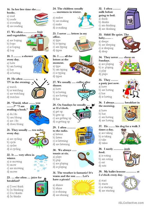 Present simple vs present continuous…: English ESL worksheets pdf & doc Present Simple Vs Continuous Worksheets, Present Simple And Continuous Worksheet, Present Simple Vs Present Continuous, Present Continuous Worksheet, Present Continuous, English Grammar Quiz, Multiple Choice Test, Grammar Quiz, English Projects