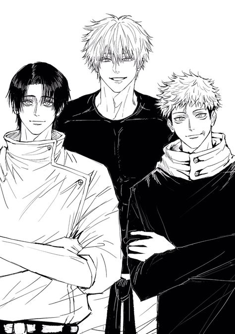 Jujitsu Kaisen, Dark White, Design Painting, Boy Poses, Doodle Sketch, Anime Sketch, Handsome Anime Guys, Anime Poses, Handsome Anime