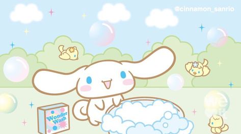 Cinnamon Roll Sanrio, Black Hair Roblox, Pink Cheeks, Forever Friends, Phone Inspiration, Sanrio Wallpaper, Cute Smile, Sanrio Cinnamoroll, Kawaii Aesthetic