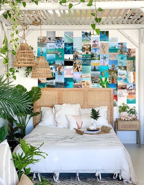 Summer Aesthetic Room, Room Decor Prints, Surf Room Decor, Beachy Room Decor, Summer Collage, Beach Room Decor, Surf Room, Beachy Room, Coastal Room