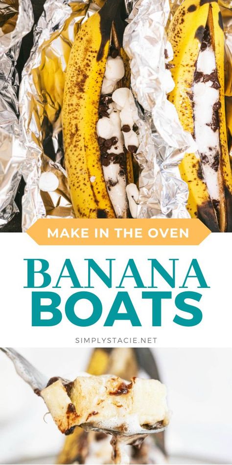 Grilled Banana Boats, Banana Smores, Campfire Dessert, Campfire Bananas, Camping Dessert Recipes, Dessert Banana, Banana Boats, Grilled Bananas, Campfire Desserts