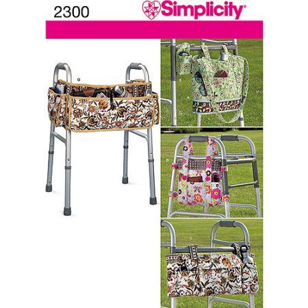 Free Shipping on orders over $35. Buy Simplicity Pattern Walker Accessories, One Size at Walmart.com Walker Accessories, Walker Bag, Beginner Sewing Projects Easy, Simplicity Sewing, Sewing Organization, Craft Bags, Simplicity Sewing Patterns, Bag Patterns To Sew, Simplicity Patterns