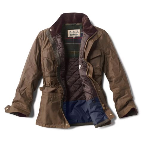 Barbour® Watson Waxed Cotton Jacket | Orvis Waxed Cotton Jacket, Barbour Jacket, Fly Shop, S Signature, Cotton Jacket, Waxed Cotton, Range Of Motion, Accessories For Men, Outdoor Apparel