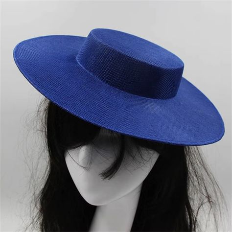 Ladies Fascinators Millinery Hat Base Party Wedding Fake Sinamay Hat Wide Brim Fedora Kentucky Derby Headpiece Hair Accessories - AliExpress 200000297 Sinamay Hat, India Wedding, Sinamay Hats, Millinery Supplies, Hat Wide Brim, Hat Base, Headpiece Hairstyles, Wide Brim Fedora, Millinery Hats