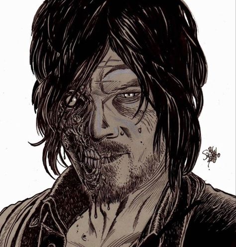 Daryl Dixon Comic, Tha Walking Dead, Riverdale Poster, Darryl Dixon, Walking Dead Art, Walking Dead Zombies, Best Zombie, Walking Dead Game, Zombie Art