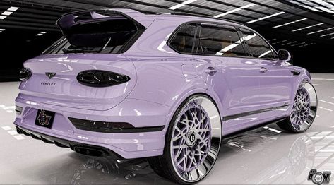 Maybach Mercedes, Lavender Car, Car Paint Colors, Lavender Paint, Car Paint Jobs, Donk Cars, Barbie Car, Bentley Bentayga, Purple Car