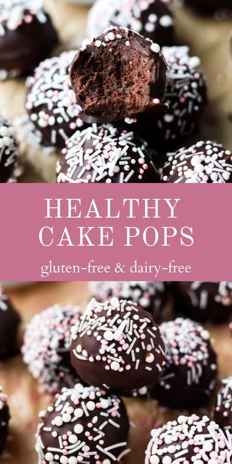 Healthy No Bake Cake Pops, Gluten Free Cake Pops Recipe, Healthy Cake Pops Recipe, Gluten And Dairy Free Cake Pops, Dairy Free Cake Pops Recipes, Gluten Free Dairy Free Cake Pops, Dye Free Cake Pops, Healthy Cake Pops Recipe For Kids, Dairy Free Cake Pops