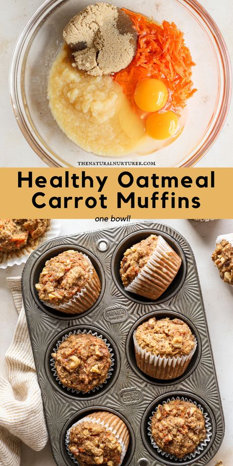 Healthy Muffins Carrot, Oat And Carrot Muffins, Oats Carrot Muffins, Health Carrot Muffins, Healthy Oat Muffins Clean Eating, Zuchini Carrot Toddler Muffins, Carrot Oat Muffins Healthy, Flourless Carrot Muffins, No Sugar Carrot Muffins