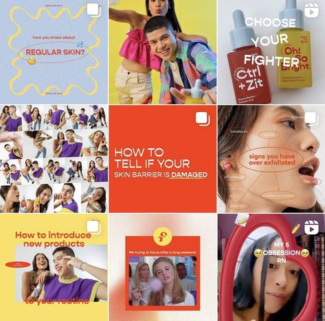 Gen Z Instagram Feed, Indesign Inspiration, Instagram Branding Design, Social Media Branding Design, Photoshoot Video, Instagram Template Design, Post Ad, Instagram Branding, Tea Brands