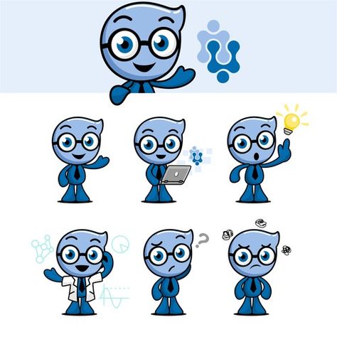 New mascot for a software testing company Character or mascot contest winning#design#character#heinz Smart Character Design, Mascot Design Character Illustrations, Tech Character Design, Mascot Sketch, Mascots Design, Mascot Design Character, Mascot Design Ideas, Tech Character, App Character