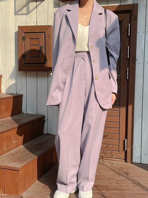 Baggy Formal Pants, The Beautiful Person, Woman In Suit, Korean Outfit Street Styles, Blazer Outfits For Women, Clueless Outfits, Lighten Dark Spots, Formal Pants, Woman Suit Fashion