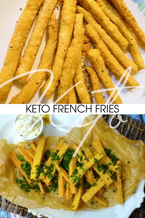 Keto French Fries, Keto Easy Recipes, Meals For Beginners, French Fries Recipe, Keto Easy, Carb Alternatives, Protein Treats, Snack Craving, Fries Recipe