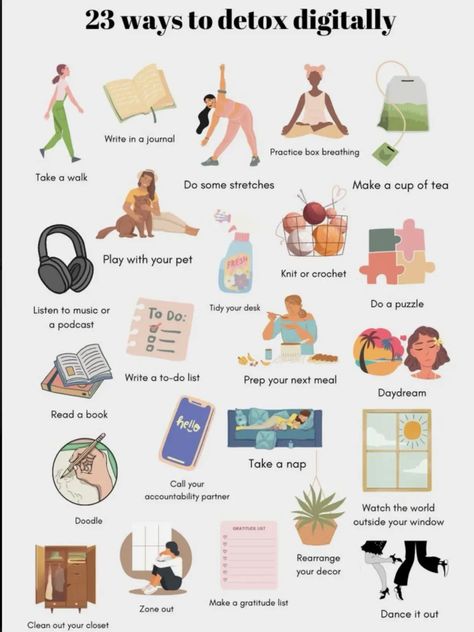 Here are 23 simple ways to detox digitally...#health#fitness#wellbeing#bepositive Gold Abstract Wallpaper, Free Family Activities, Autoimmune Diet, Physical Characteristics, Gratitude List, Accountability Partner, Screen Free Activities, Dance It Out, Digital Detox