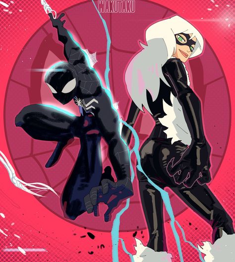 (2) MALZ (@RandoMALZ_jpg) / Twitter Symbiote Spiderman And Black Cat, Cat And Spiderman, Black Cat And Spiderman, Spiderman And Black Cat, Spider Man Black Suit, Black Cat Wallpaper, Spectacular Spiderman, Spiderman Fanart, Spiderman Black Cat