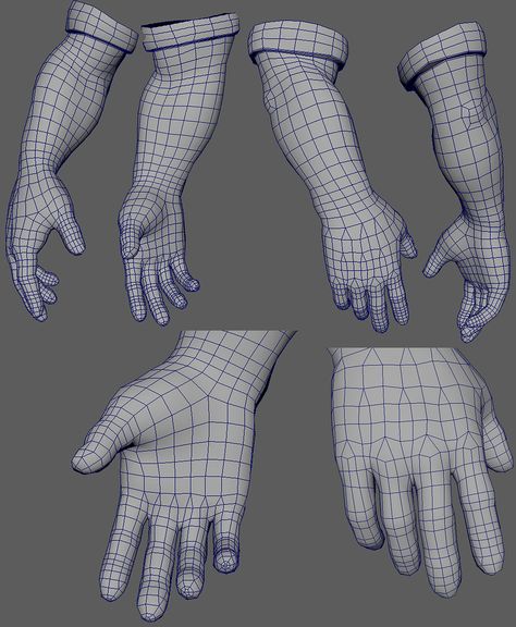 Knee Topology, Elbow Topology, Arm Topology, Hand Topology, Character Topology For Animation, Hybrid Topology, Good Topology 3d, Character Topology, Face Topology