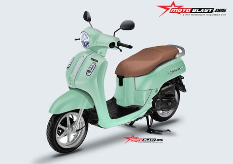 Yamaha Fazzio, Mobil Mustang, Retro Scooter, Honda Super Cub, Honda Scoopy, Super Cub, Honda Motors, Sepeda Motor, Motorcycle Bike