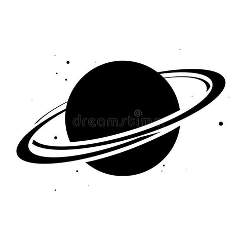 Planet With Rings Drawing, Saturn Vector, Saturn Illustration, Saturn Icon, Saturn Drawing, Business Mural, November Tattoo, Saturn Logo, Filler Tattoo Designs